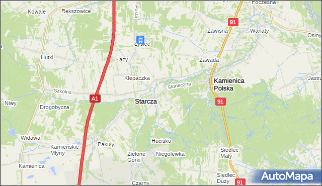 mapa Rudnik Wielki, Rudnik Wielki na mapie Targeo