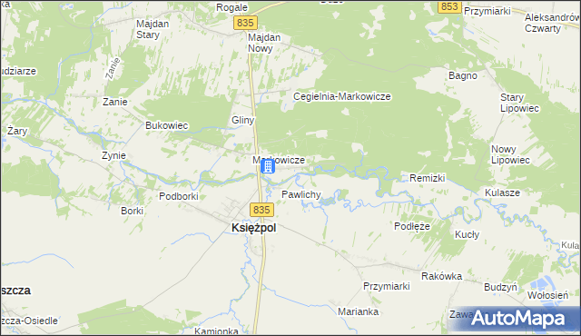 mapa Stare Króle, Stare Króle na mapie Targeo