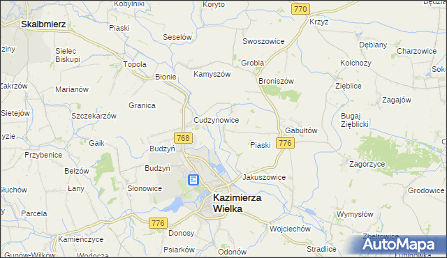 mapa Hołdowiec, Hołdowiec na mapie Targeo
