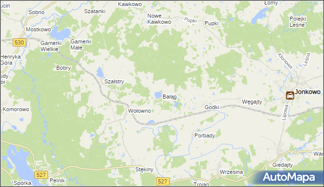 mapa Bałąg, Bałąg na mapie Targeo