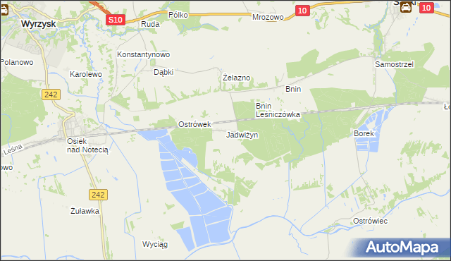 mapa Jadwiżyn gmina Sadki, Jadwiżyn gmina Sadki na mapie Targeo