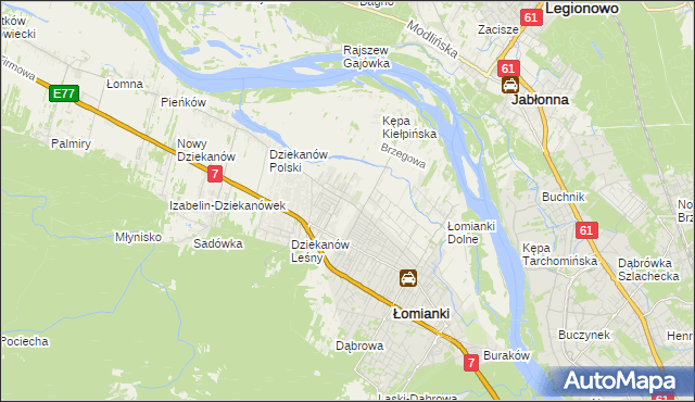 mapa Kiełpin Poduchowny, Kiełpin Poduchowny na mapie Targeo