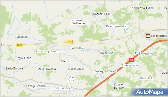 mapa Kołomyja, Kołomyja na mapie Targeo