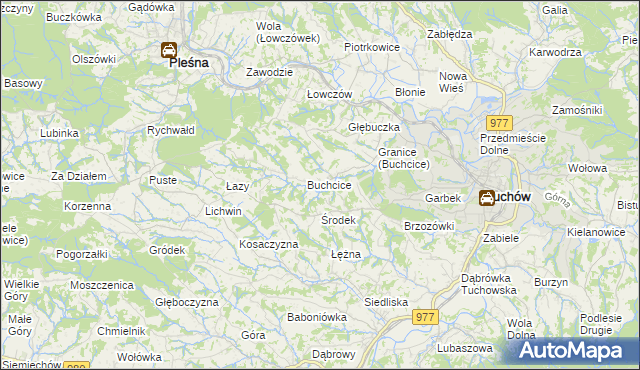 mapa Meszna Opacka, Meszna Opacka na mapie Targeo