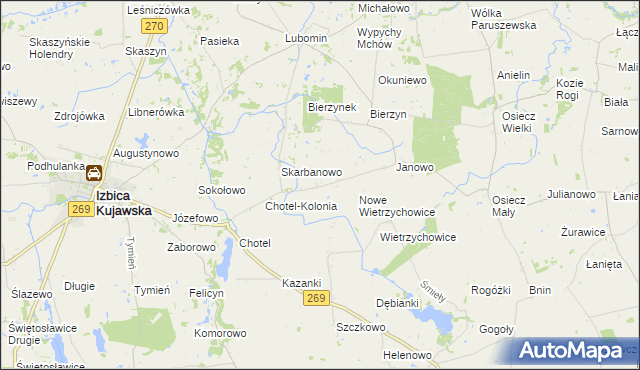 mapa Obałki, Obałki na mapie Targeo