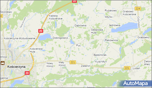 mapa Puc, Puc na mapie Targeo