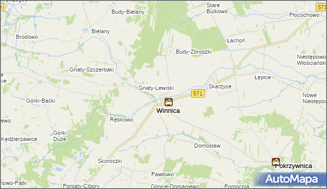 mapa Winniczka, Winniczka na mapie Targeo