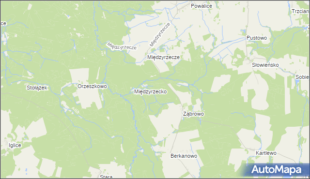 mapa Głuszkowo, Głuszkowo na mapie Targeo