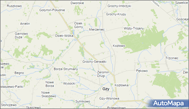 mapa Porzowo, Porzowo na mapie Targeo