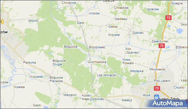 mapa Kameduły, Kameduły na mapie Targeo
