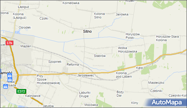 mapa Stabrów, Stabrów na mapie Targeo