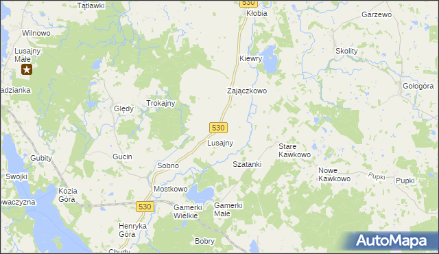 mapa Kojdy, Kojdy na mapie Targeo