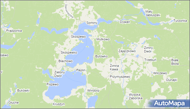 mapa Bytówko, Bytówko na mapie Targeo