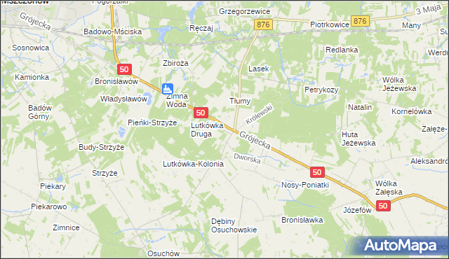 mapa Chudolipie, Chudolipie na mapie Targeo