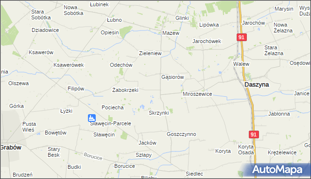 mapa Drzykozy, Drzykozy na mapie Targeo