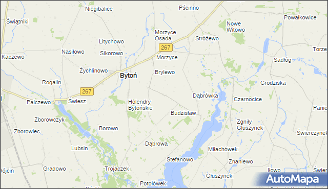 mapa Oszczywilk gmina Bytoń, Oszczywilk gmina Bytoń na mapie Targeo