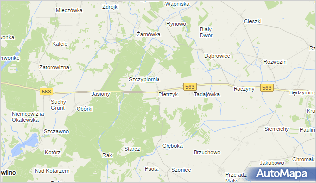 mapa Pietrzyk, Pietrzyk na mapie Targeo