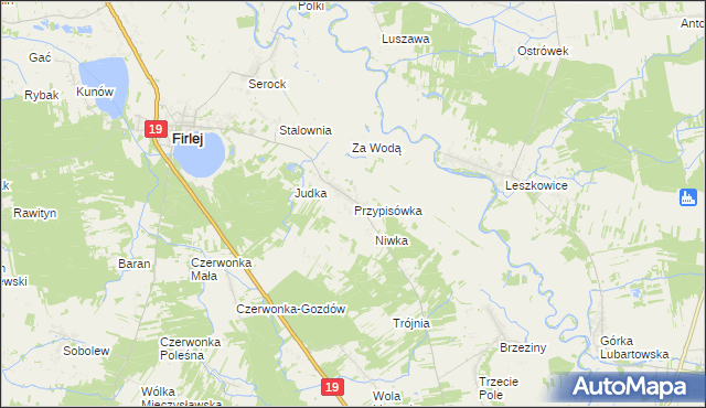 mapa Przypisówka, Przypisówka na mapie Targeo