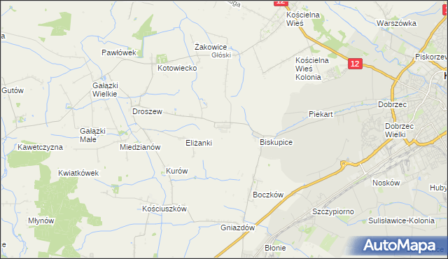 mapa Trkusów, Trkusów na mapie Targeo