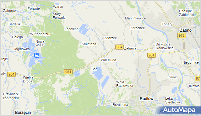 mapa Wał-Ruda, Wał-Ruda na mapie Targeo