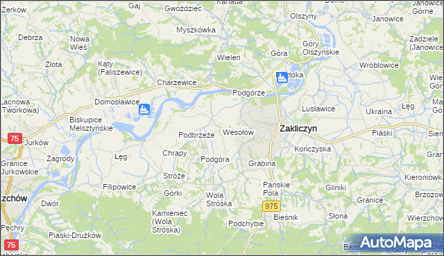 mapa Wesołów, Wesołów na mapie Targeo