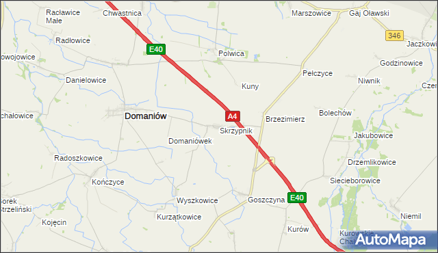 mapa Skrzypnik, Skrzypnik na mapie Targeo