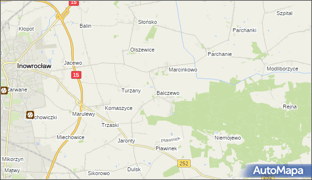 mapa Balczewo, Balczewo na mapie Targeo