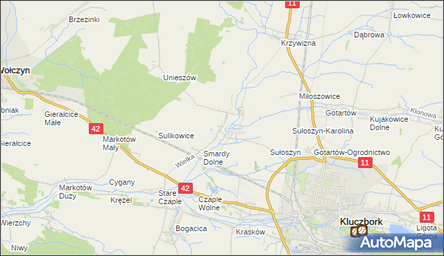 mapa Smardy Górne, Smardy Górne na mapie Targeo