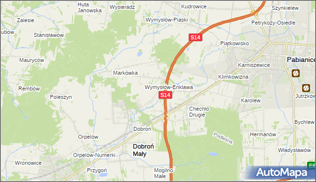 mapa Szczerki, Szczerki na mapie Targeo