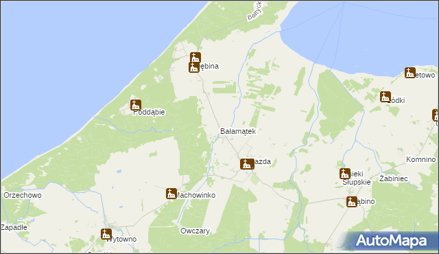 mapa Bałamątek, Bałamątek na mapie Targeo