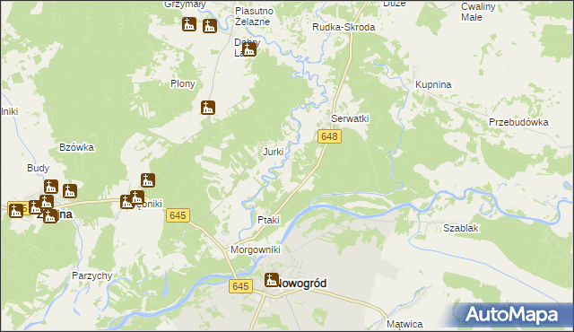 mapa Baliki, Baliki na mapie Targeo