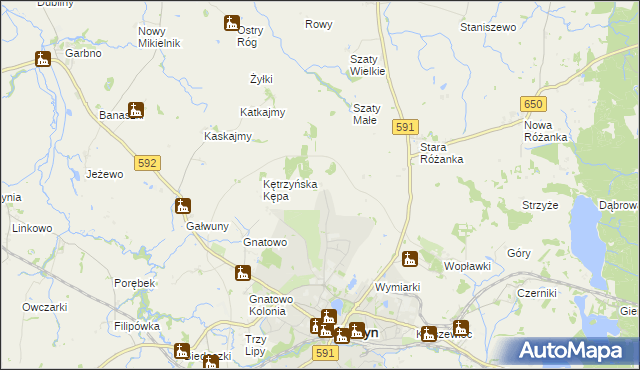 mapa Bałtrucie, Bałtrucie na mapie Targeo