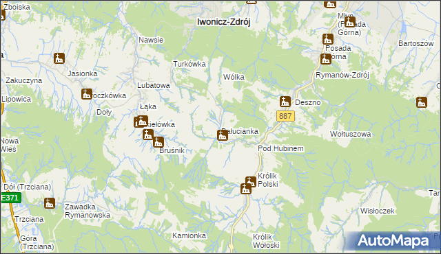 mapa Bałucianka, Bałucianka na mapie Targeo
