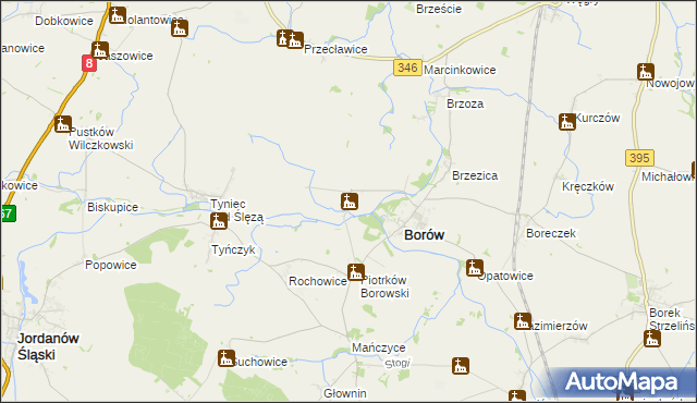mapa Bartoszowa, Bartoszowa na mapie Targeo