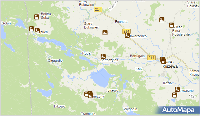 mapa Bartoszylas, Bartoszylas na mapie Targeo
