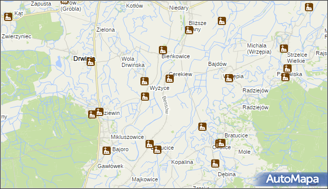 mapa Bessów, Bessów na mapie Targeo