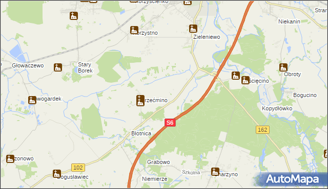 mapa Bezpraw, Bezpraw na mapie Targeo