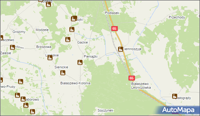 mapa Brzozowa Wólka, Brzozowa Wólka na mapie Targeo