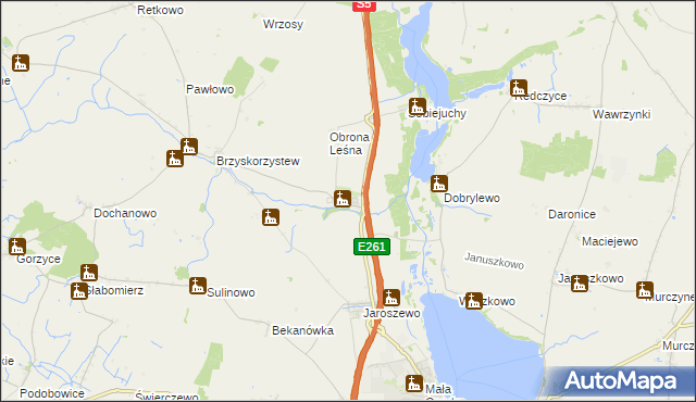 mapa Brzyskorzystewko, Brzyskorzystewko na mapie Targeo