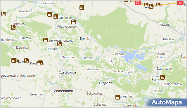 mapa Budki Łochowskie, Budki Łochowskie na mapie Targeo