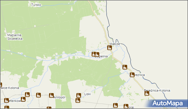 mapa Cegielnia gmina Horodło, Cegielnia gmina Horodło na mapie Targeo