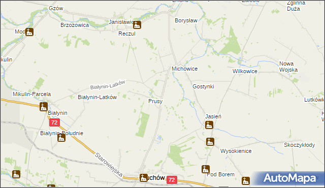 mapa Celigów, Celigów na mapie Targeo