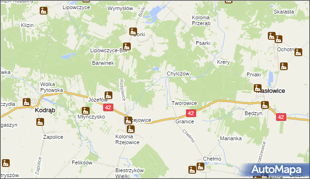 mapa Chaptyzów, Chaptyzów na mapie Targeo