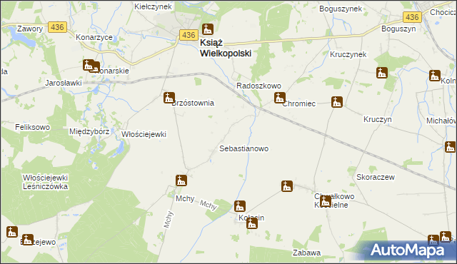 mapa Charłub, Charłub na mapie Targeo