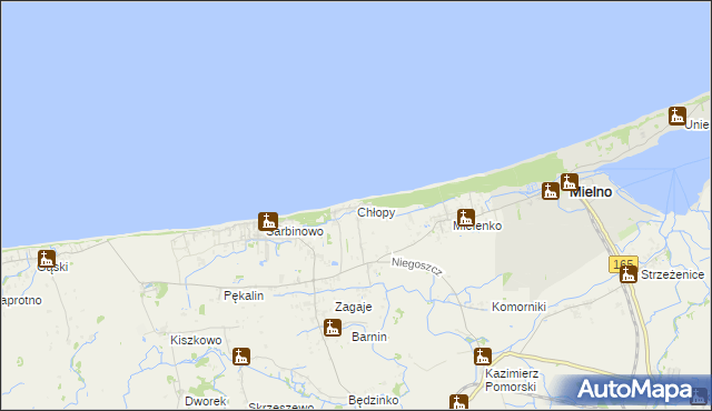 mapa Chłopy, Chłopy na mapie Targeo