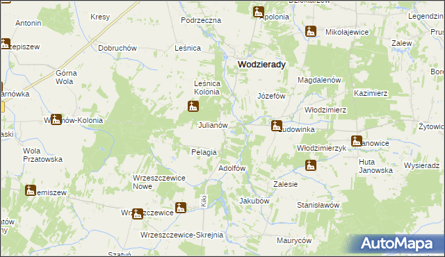 mapa Chorzeszów, Chorzeszów na mapie Targeo