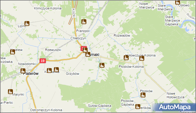 mapa Chybów, Chybów na mapie Targeo