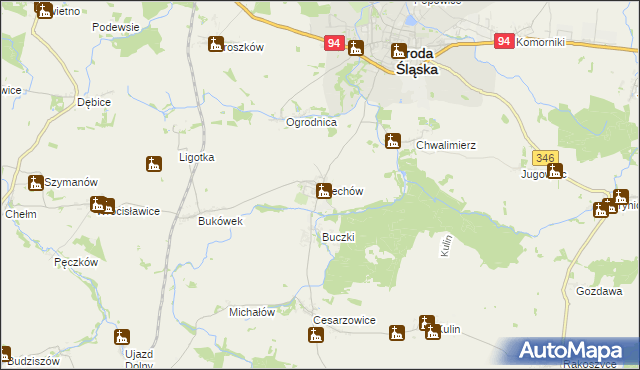 mapa Ciechów, Ciechów na mapie Targeo
