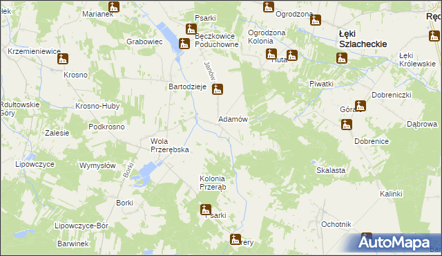 mapa Cieśle gmina Łęki Szlacheckie, Cieśle gmina Łęki Szlacheckie na mapie Targeo