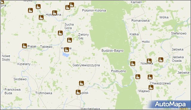 mapa Cieśnisk Mały, Cieśnisk Mały na mapie Targeo